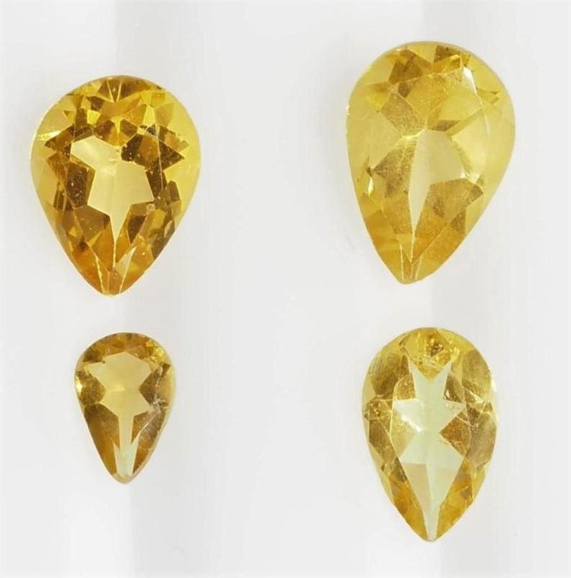 Genuine Assorted November Birthstone Citrine (4 - 4.5ct) Gemstones. Retail $200 - Image 2 of 5