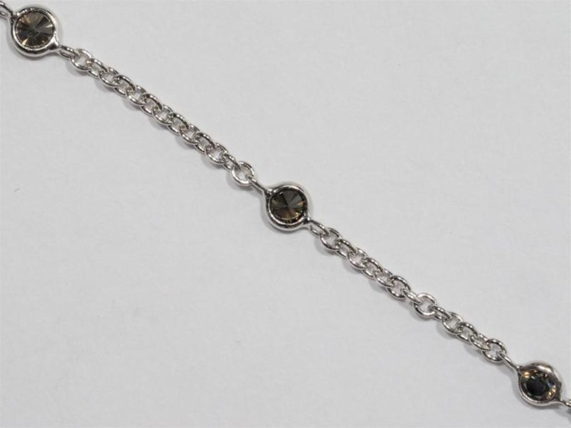 14K White Gold Yellow Diamond (0.77ct) Bracelet. Insurance Value $3322