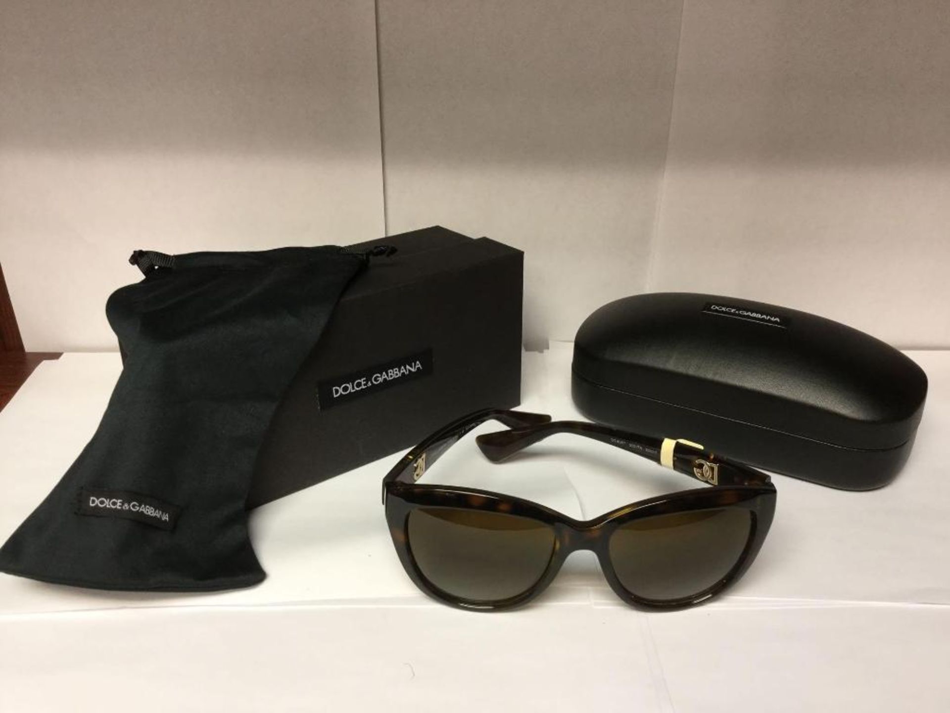 Dolce and Gabbana Sunglasses with Case box, bag and Cleaning cloth Value $ 290