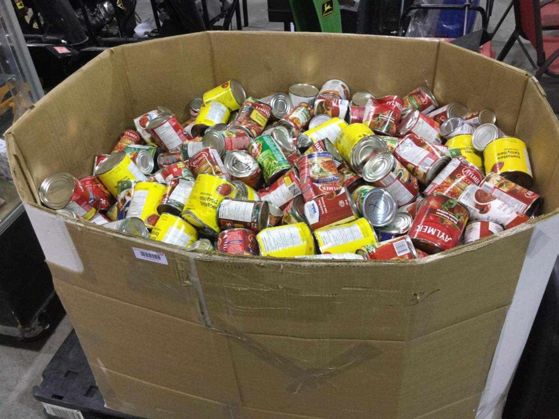 Pallet of Assorted Canned Food