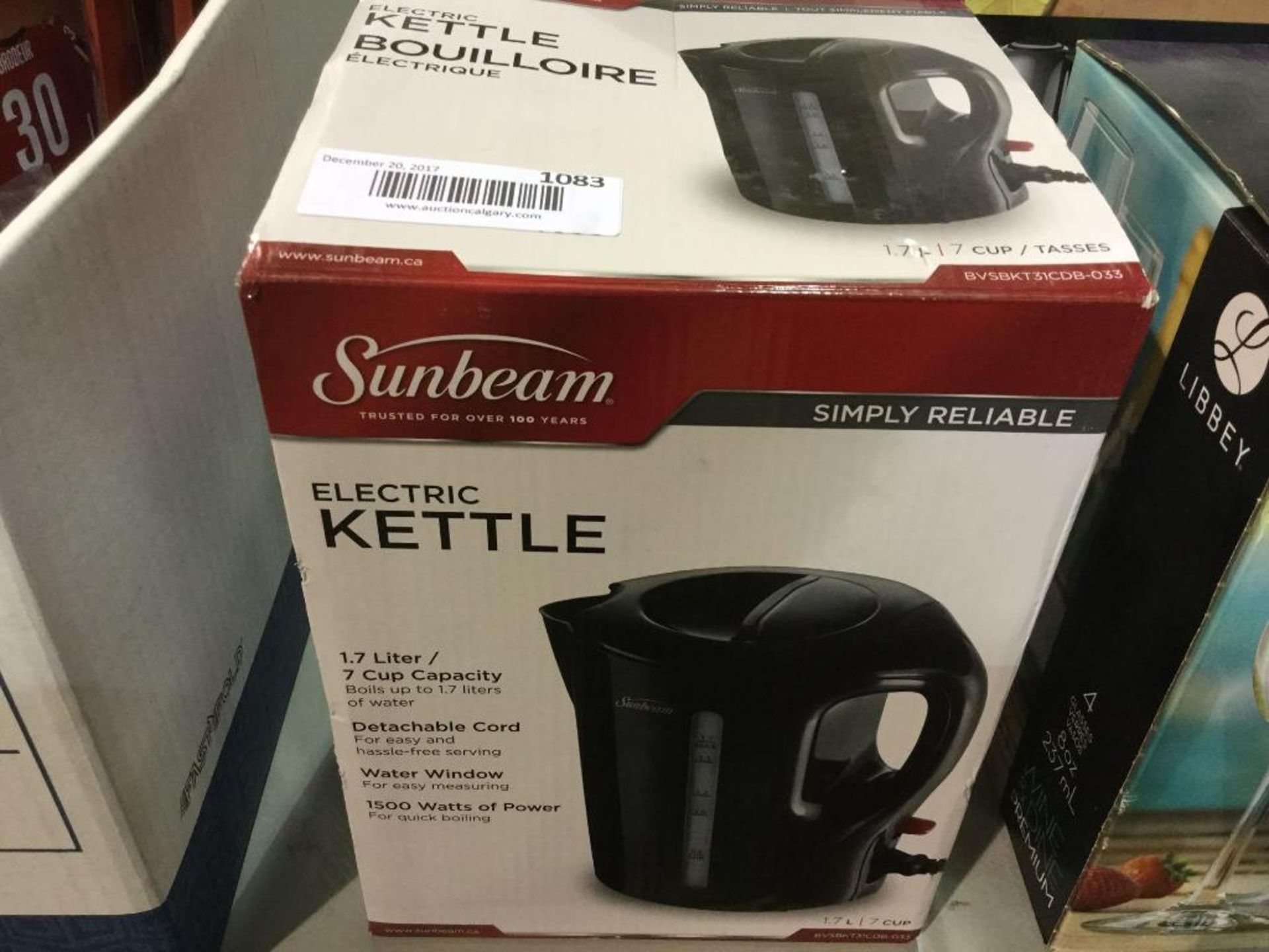 Sunbeam Electric Cordless Kettle