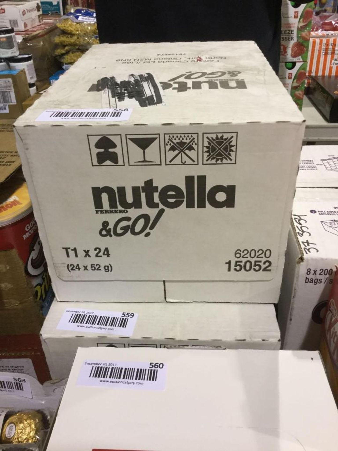 Case of 24 x 52 g Nutella to go