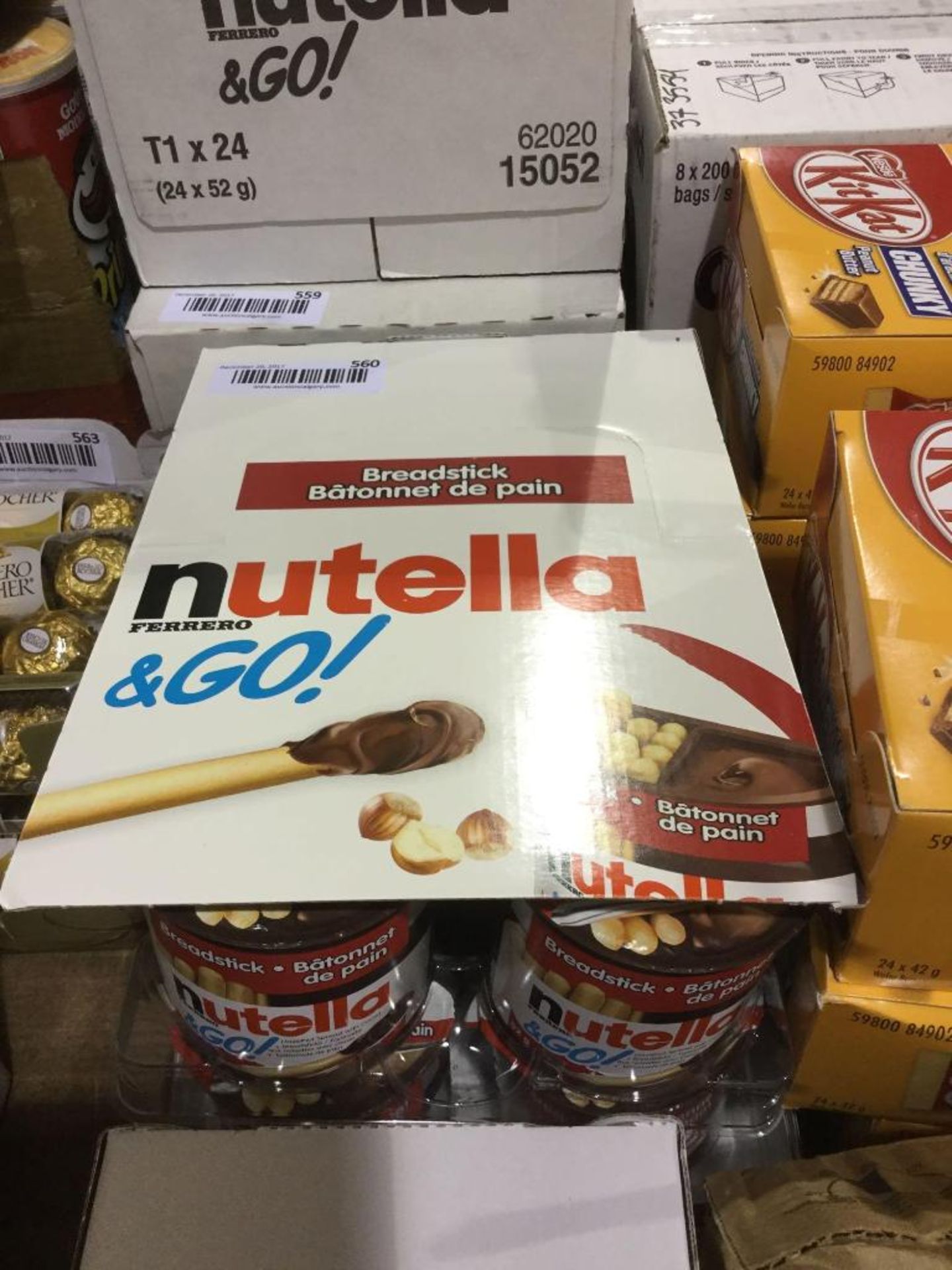 Case of 24 x 52 g Nutella to go