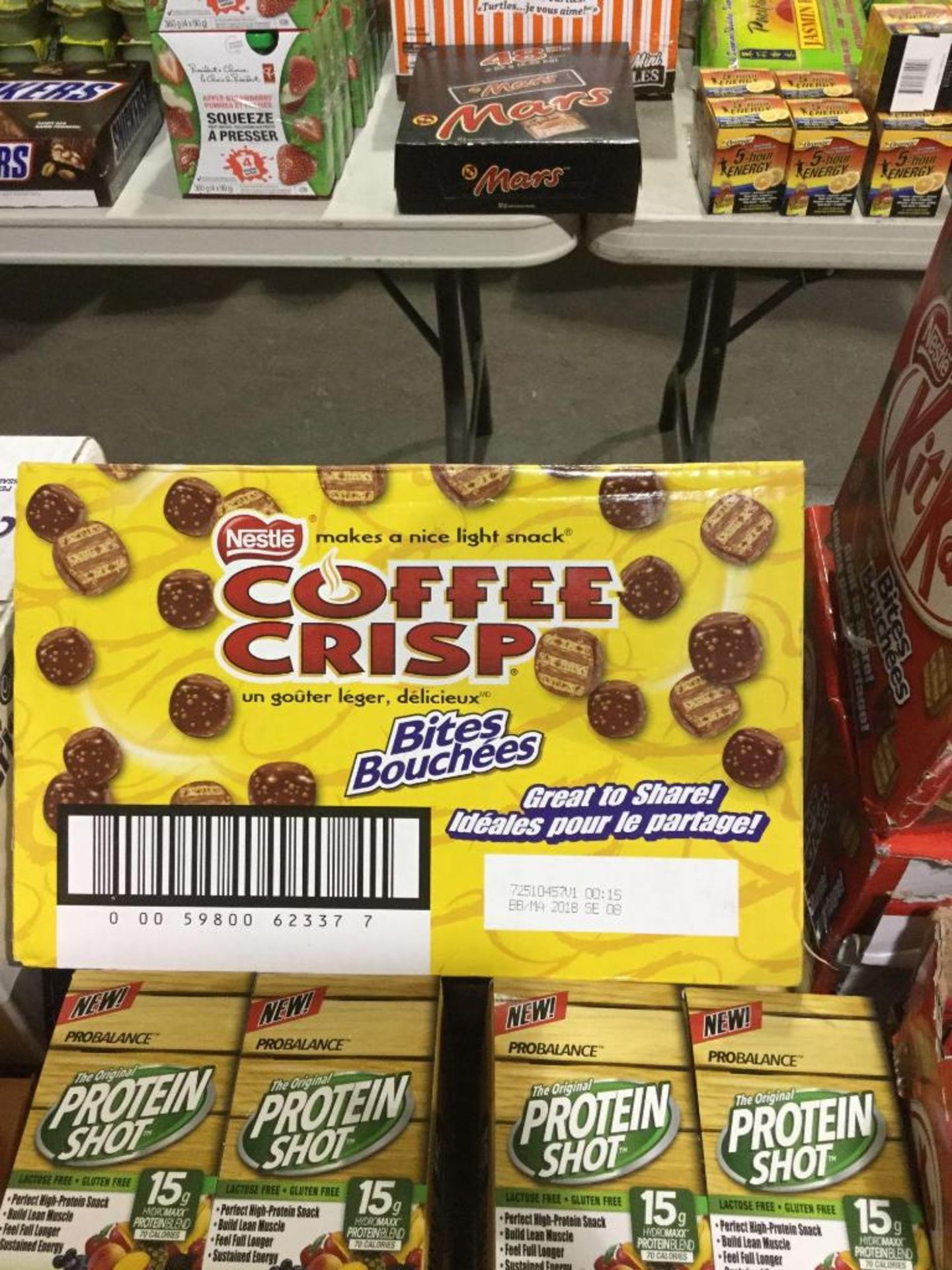 Case of 10 x 210g Bags Coffee Crisp Bites