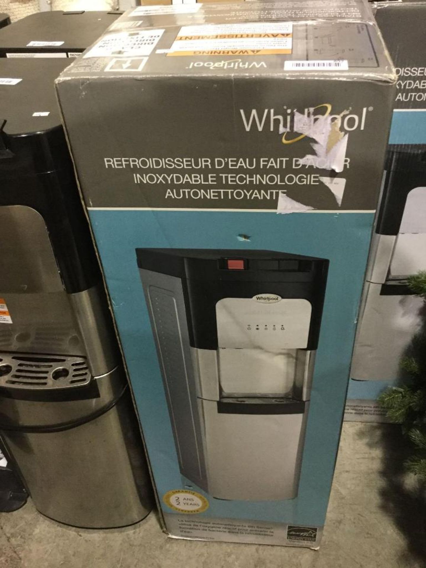 Whirlpool Stainless Steel Self-Cleaning Water Cooler