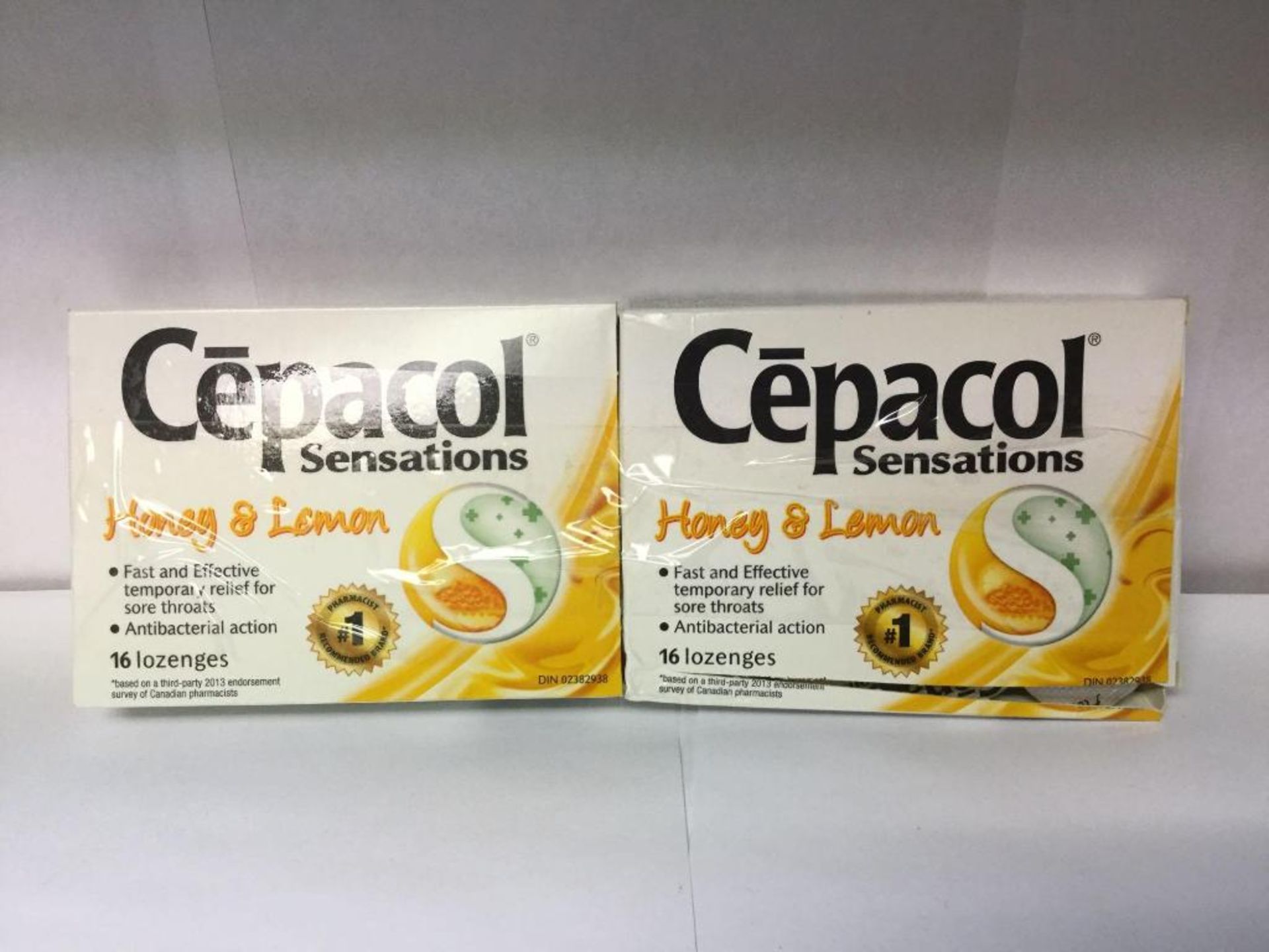 Lot of 2 x 16 Lozenges Cepacol Honey and Lemon