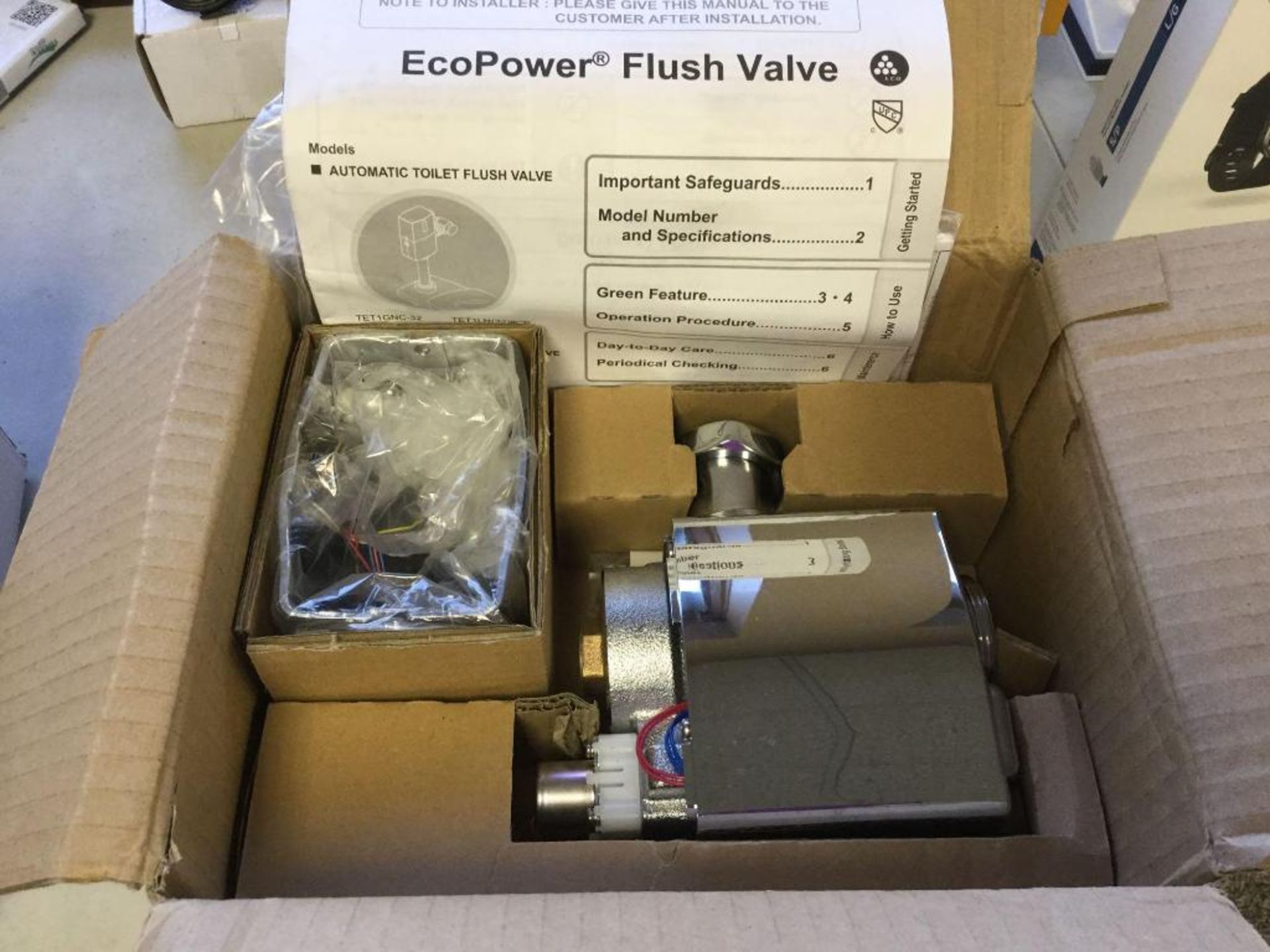 TOTO Ecopower Flush Valve - Automatic Urinal Flush Valve