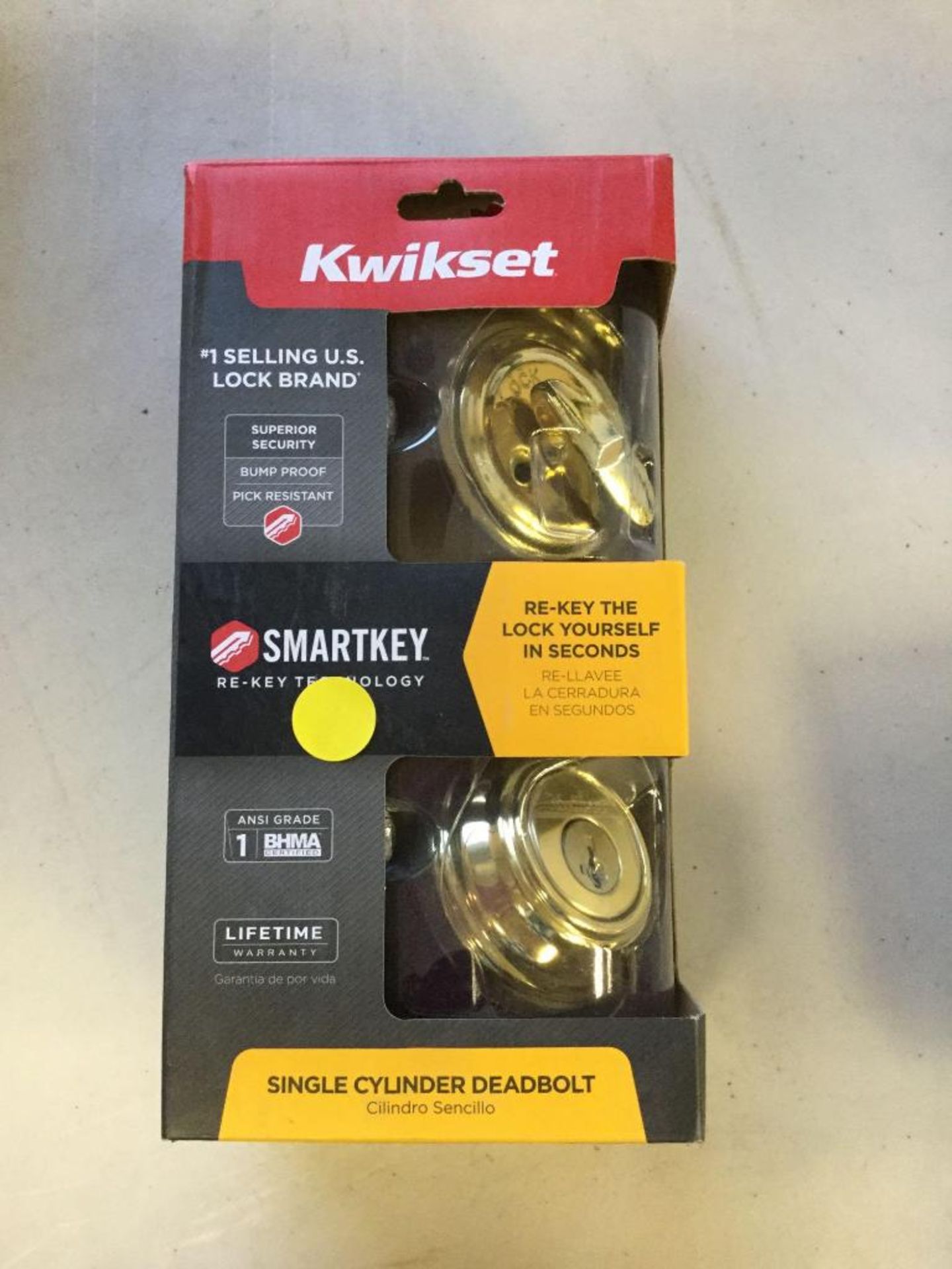 Kwikset - Single Cylinder Deadbolt