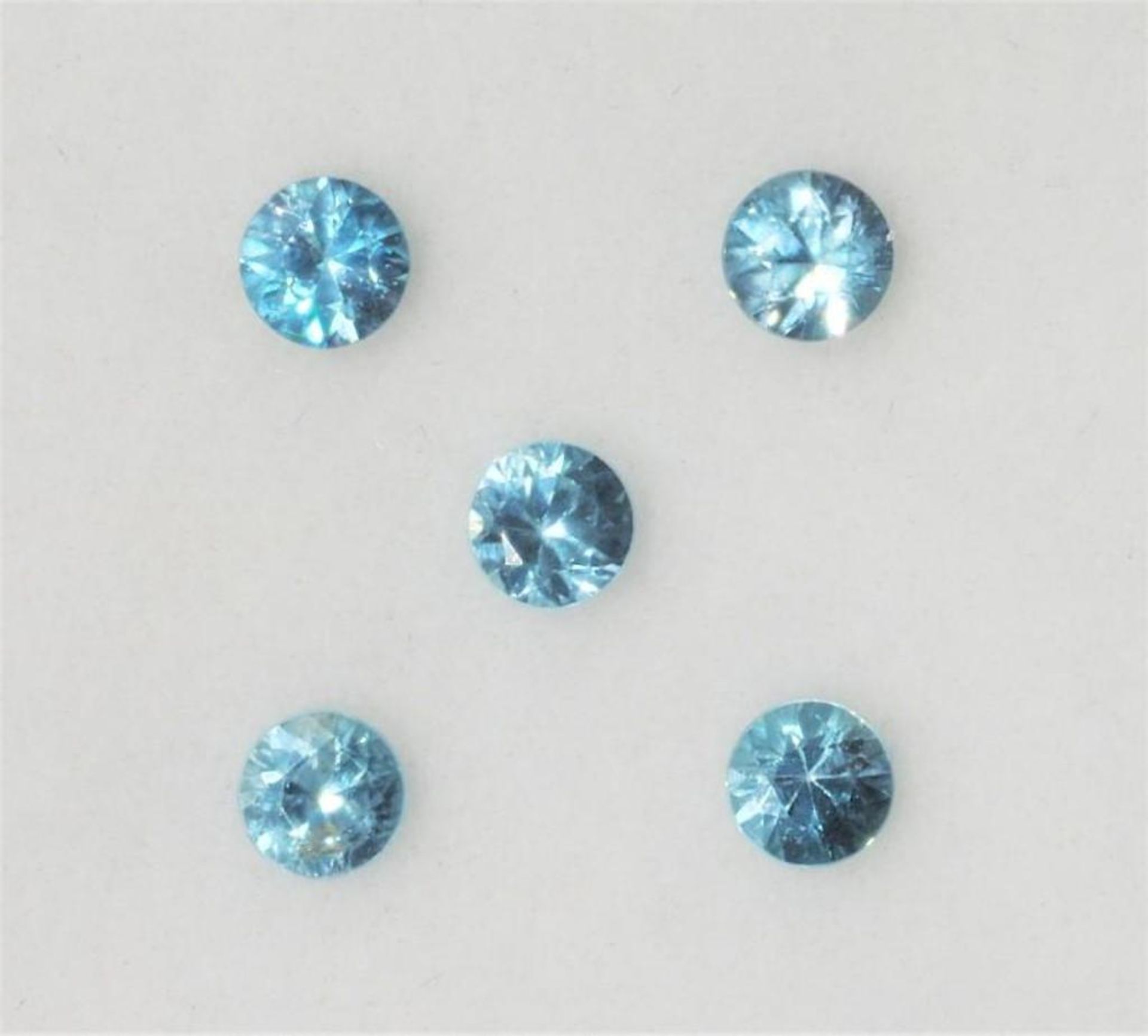 Genuine Blue Zircon (December Birthstone) App 1.0ct Retail $200