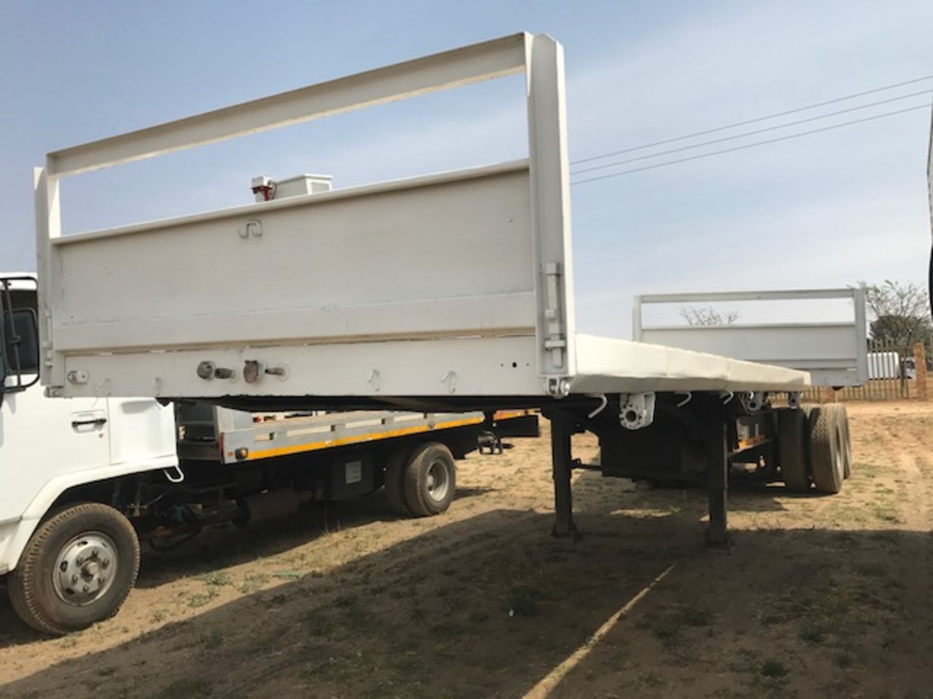 2008 UBT FLATDECK SUPERLINK TRAILER