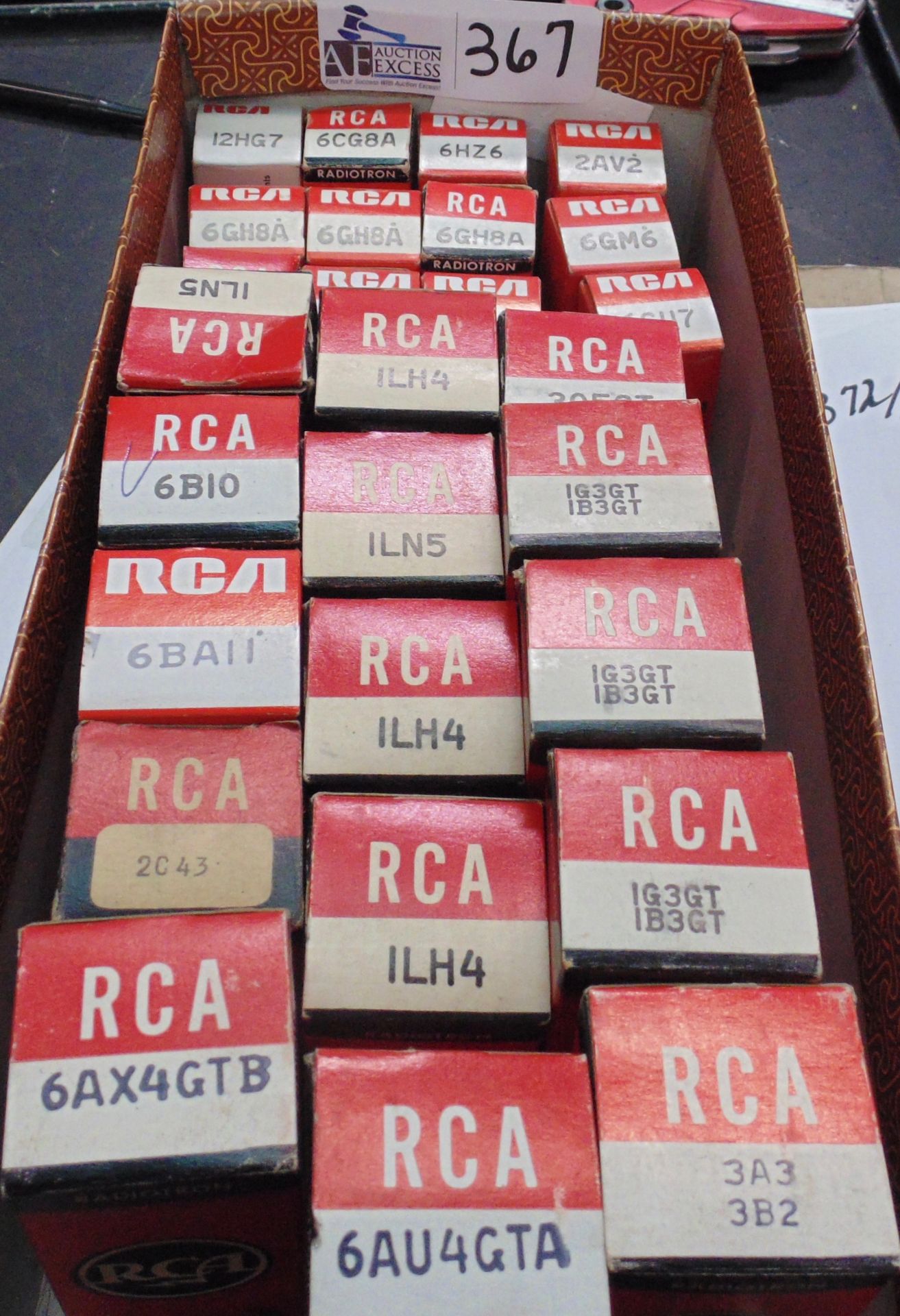 Box RCA Vintage Radio Tubes