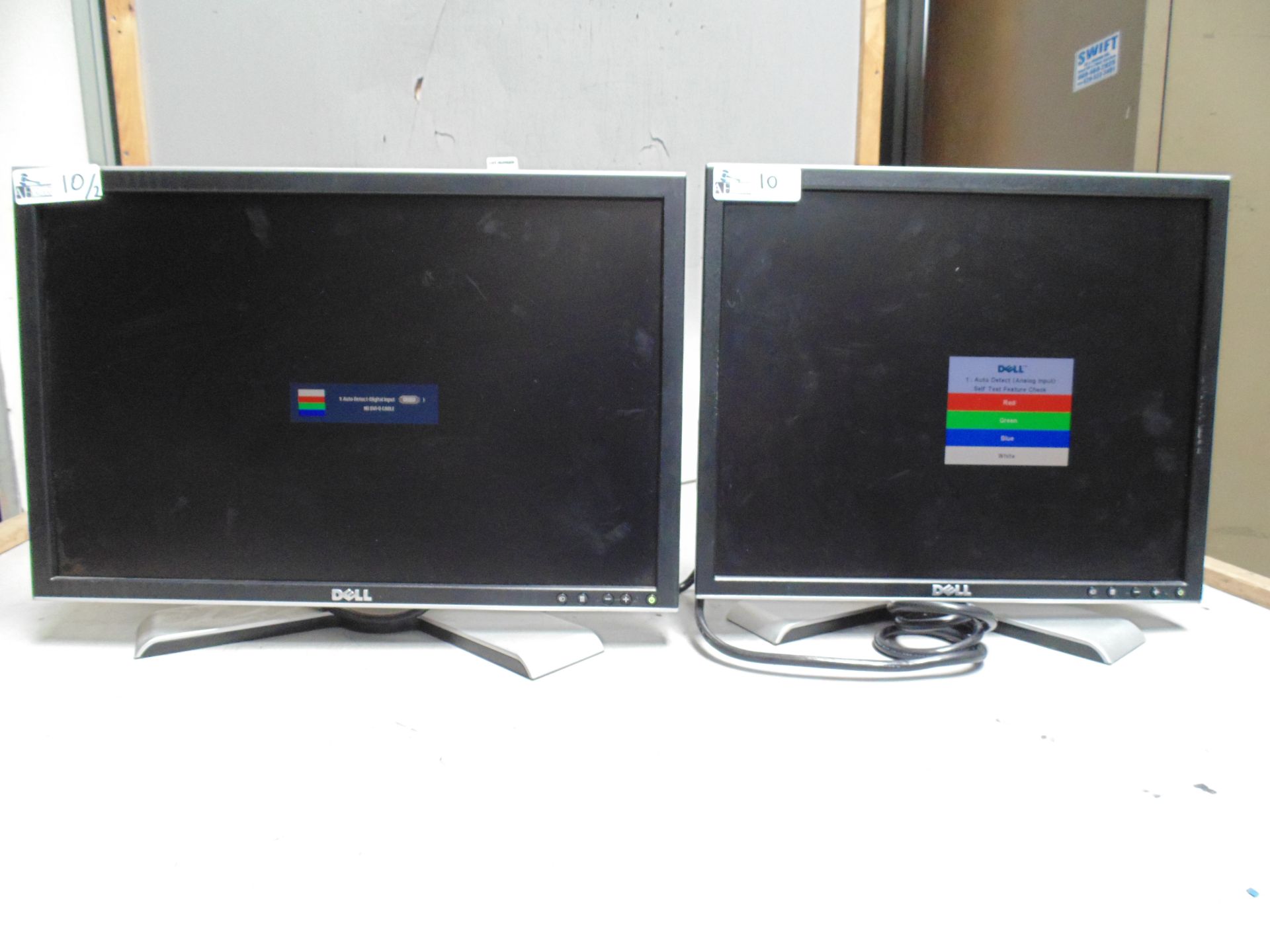 LOT OF 2 DELL MONITORS