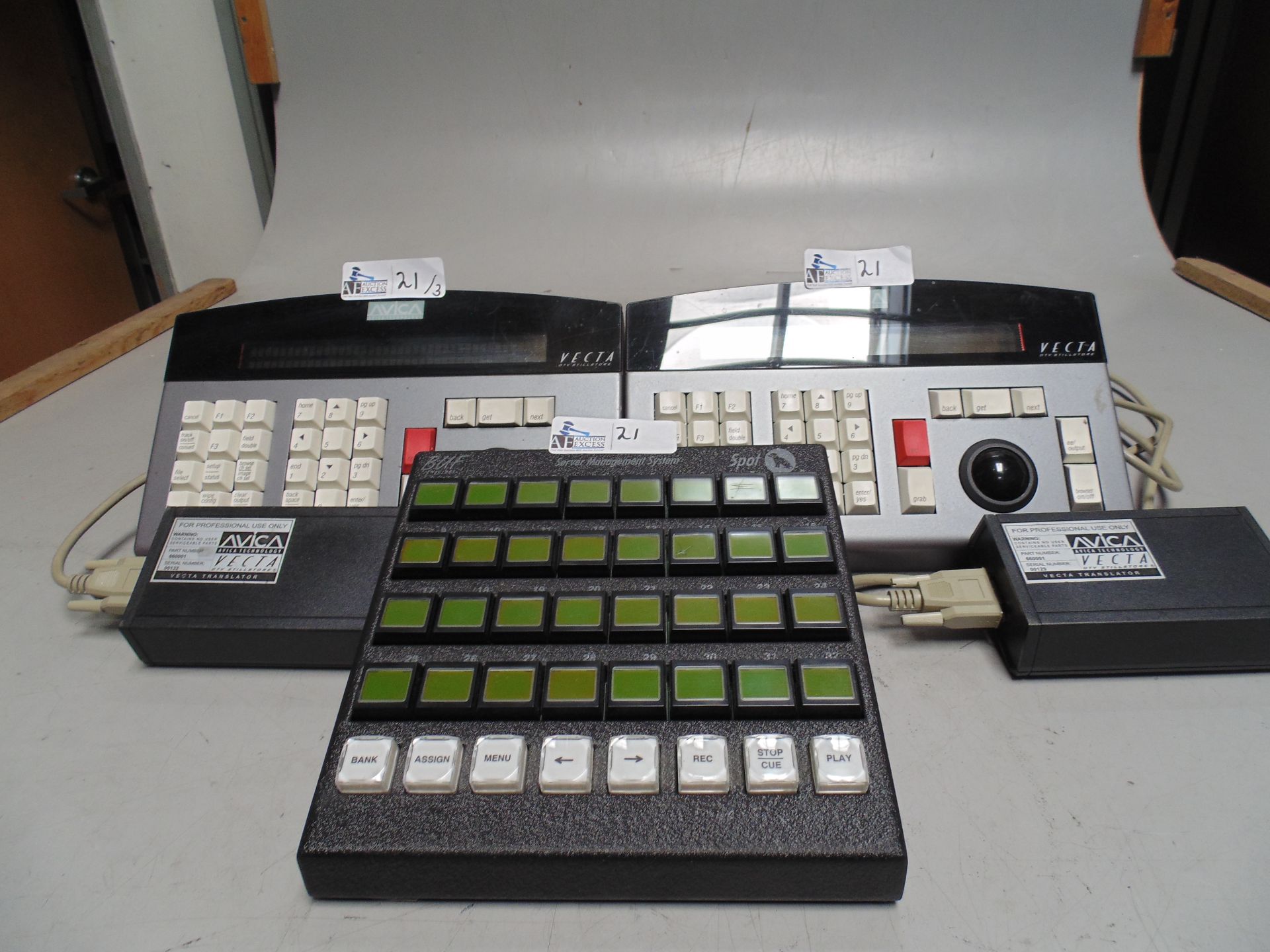 LOT OF 3 MISC CONTROL PANELS