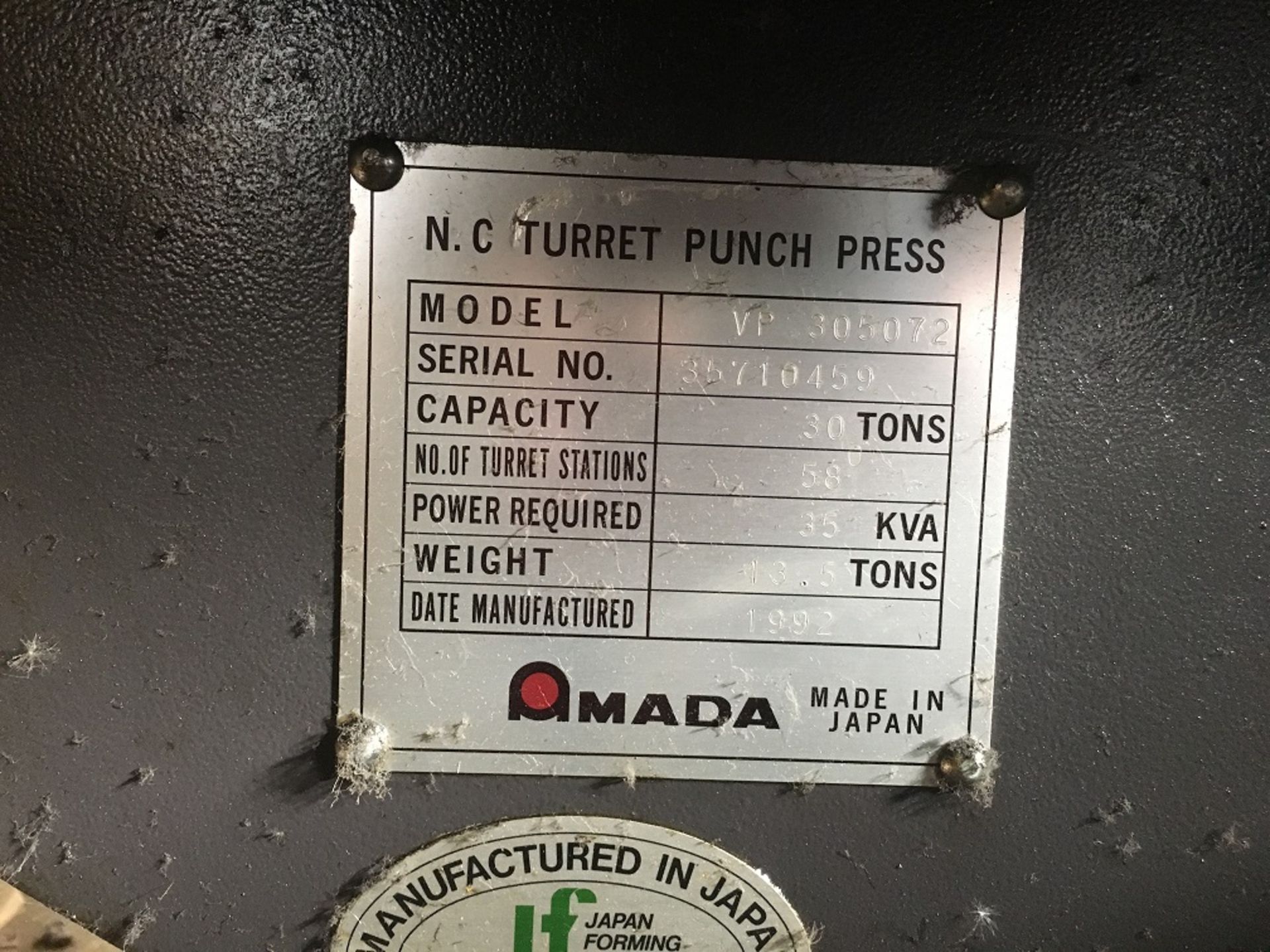 Amada Vipros 357 Punch Press - Image 16 of 18