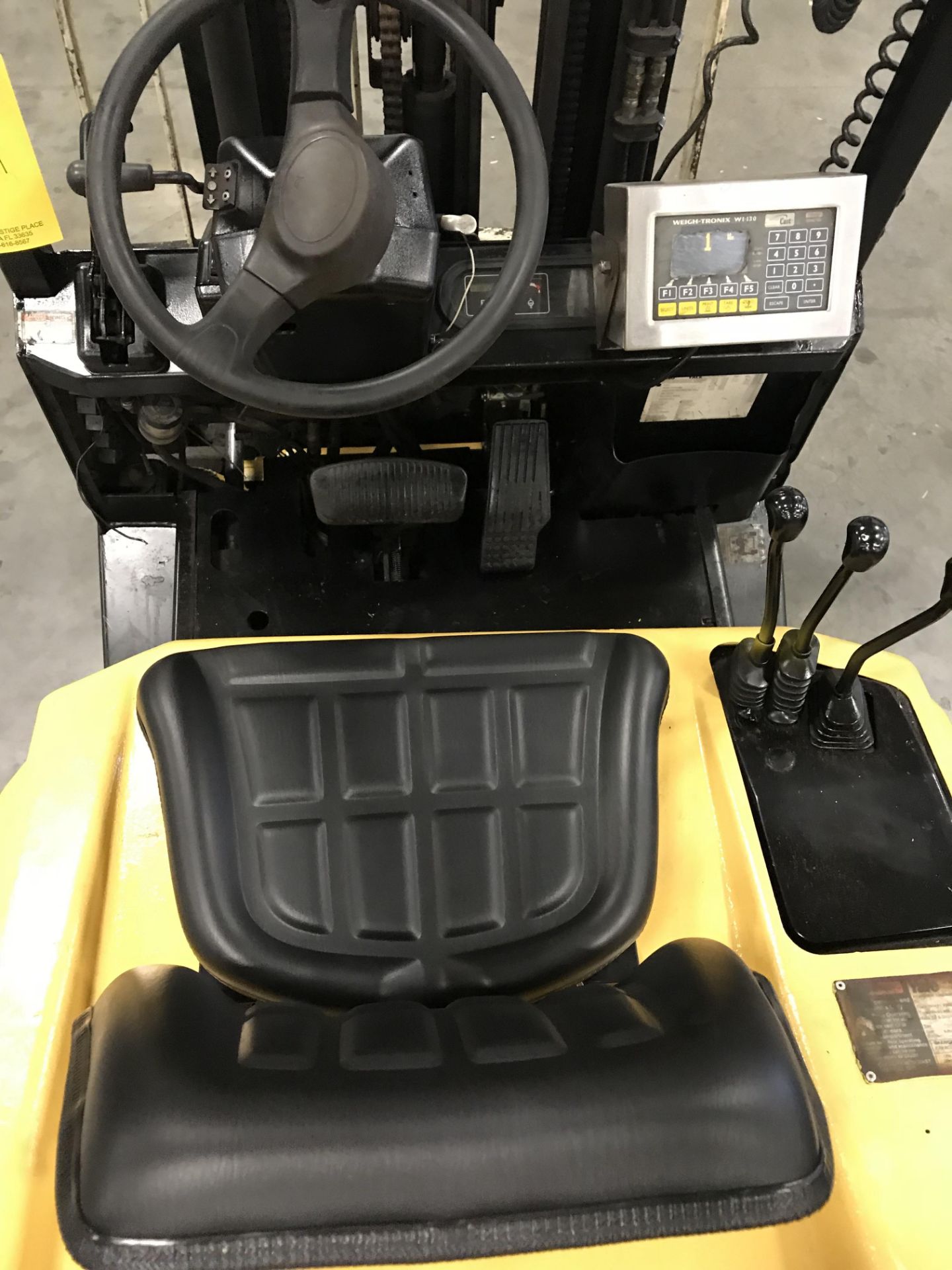 SEE VIDEO** YALE LP FORKLIFT MOD. GLP040AFNUAE084, TILT, SIDE SHIFT, APPROX. 3,750 LB LIFT CAP - Image 8 of 8