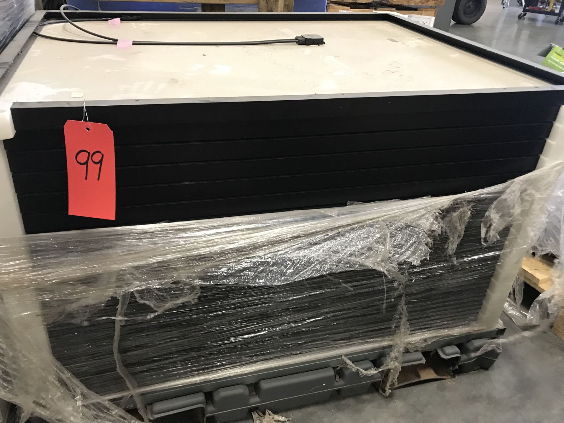 PALLET OF 17 GE SOLAR PANELS MODEL GE-CIGS150