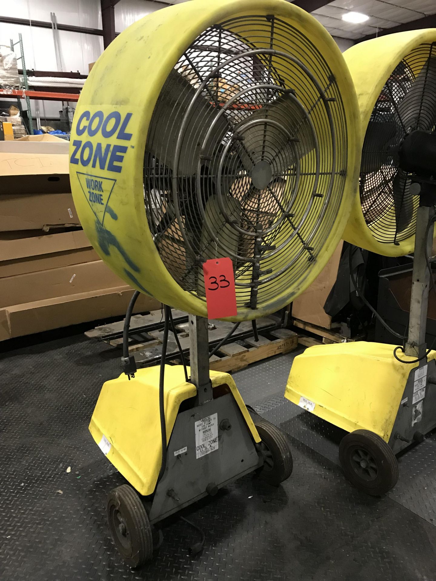 COOL ZONE WORK ZONE PORTABLE MISTING FAN