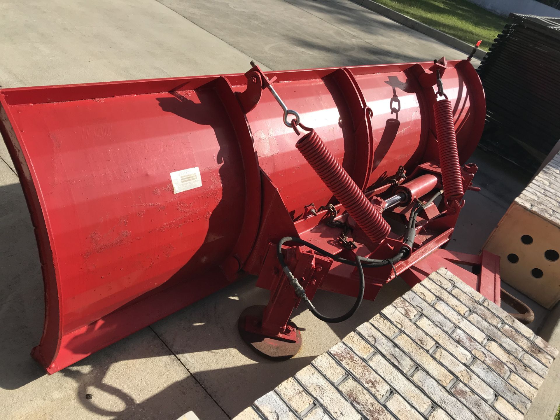 11' COMMERCIAL HYDRAULIC SNOW PLOW ATTACHMENT - Image 2 of 2