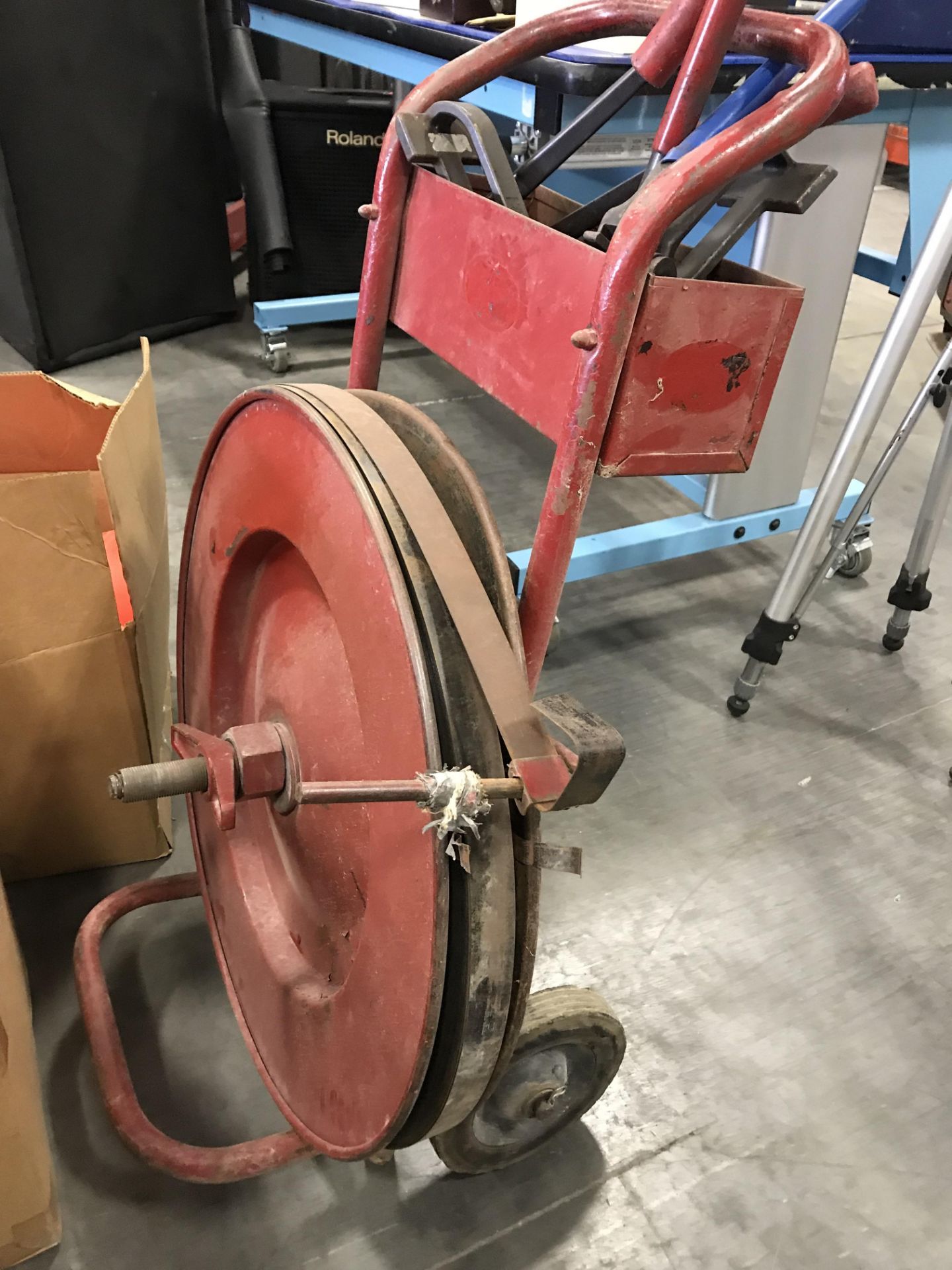 BANDING CART WITH TOOLS