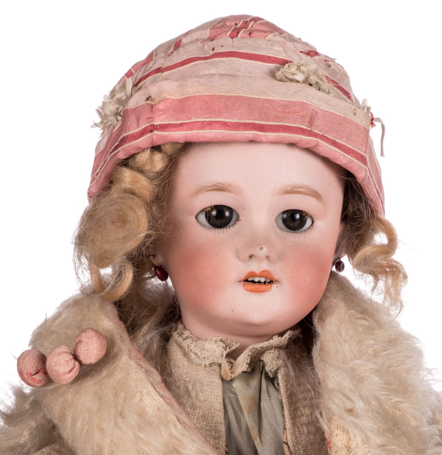 Three dolls: 'Bébé ideal', Armand Marseille 1894, with original clothing and box, about 1900; - Image 6 of 10