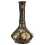 A vase in typical Flemish earthenware in the Arts and Crafts manner, Torhout, marked LMV (Leo Maes-