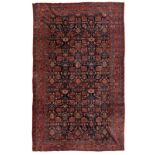 A large Oriental rug with floral motifs, wool on cotton, 4,1 x 6,6 m