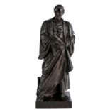 Dumaige H., 'François Rabelais', bronze, foundry Colinaux, H 36 cm