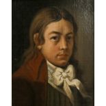 Unsigned, attributed to George Morland, portrait of a men, oil on canvas, early 19thC, 18,1 x 23,2
