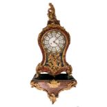 A cartel clock in Louis XV-style, Boulle marquetry and gilt bronze mounts, marked Kienzle, H 118,5