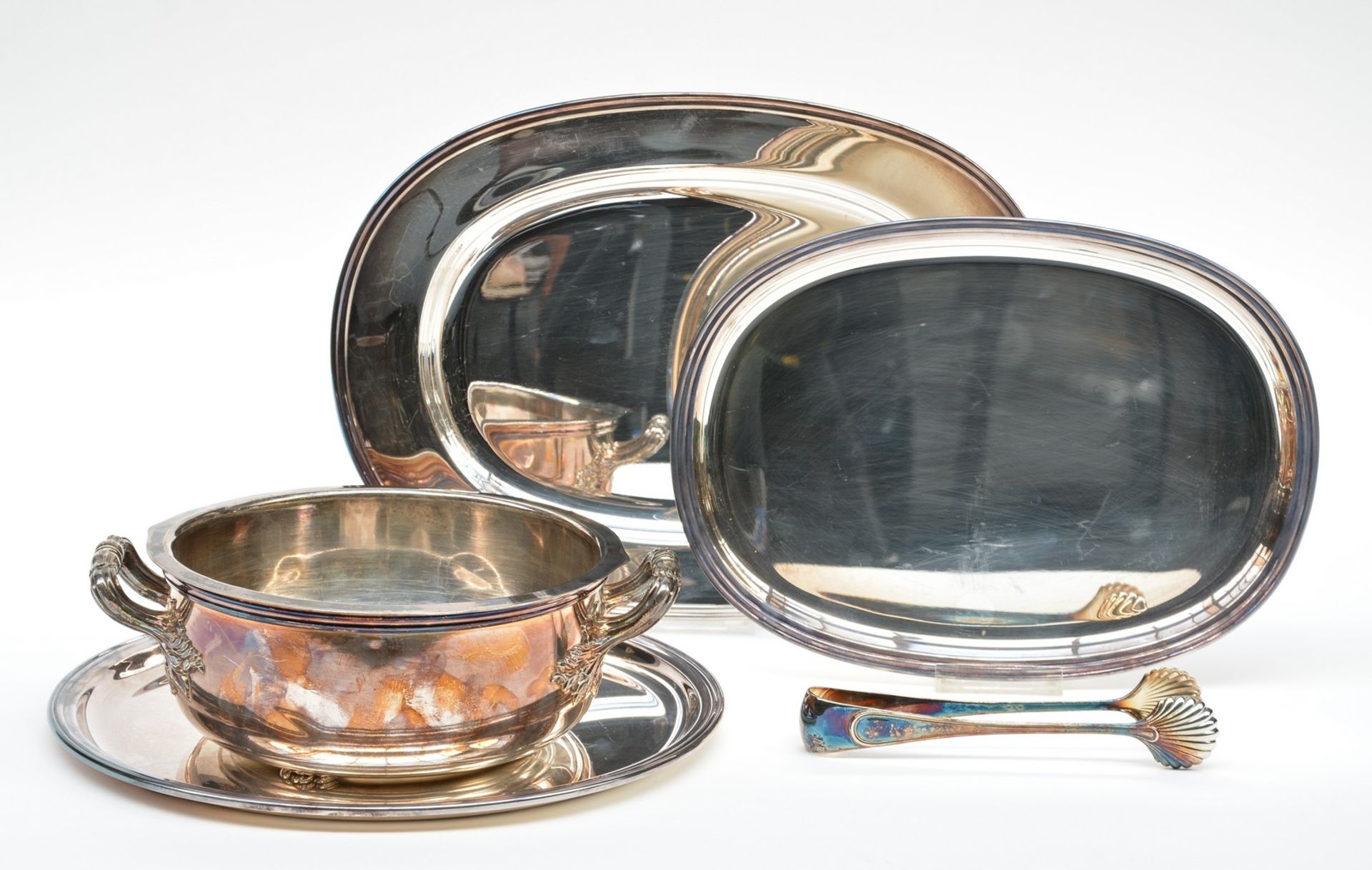 A lot various table ware, bowl H 9 cm - plates diameter 31,5 cm - Image 2 of 11