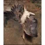 Crespin A., still life with woodcock,oil on canvas on board, 47 x 56 cm