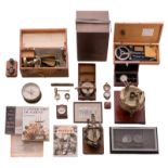 An important collection of nautical instruments, etc., including various ship and other compasses,