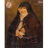 Unsigned, a portrait of Mrs. Rose Liebaert, abbess of the Bernardines, with accompanying relevant