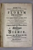 17 kolorierte Kupferstiche aus dem HORTUS NITIDISSIMIS OMNEM PER ANNUM SUPERBIENS FLORIBUS, Nürnberg