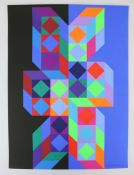 Victor VASARELY(1906-1997) - Ungarisch-französischer Künstler, Mitbegründer der OP-ART, Motiv