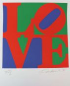 Robert INDIANA (1928 in New Castle, Indiana; ursprünglich Robert Clark) ist ein US-amerikanischer