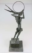 Nag ARNOLDI (1928 in Locarno - 2017 in Lugano) schweizer Kunstmaler und Bildhauer. Bronze, dunkel