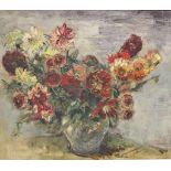 Kurt MEYER-EBERHARDT (1895-1977), Stilleben mit Blumen, Öl auf Leinwand, Signatur unten rechts.