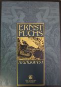 Ernst FUCHS, Highlights 79, Ed. No. 136/450, Schmuckkasette mit fünf Serigraphien, Hrsg. The