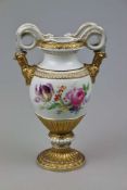 Meissen, große Schlangenhenkelvase um 1870, Entwurf: Ernst August Leuteritz Model Nr.: E 116,