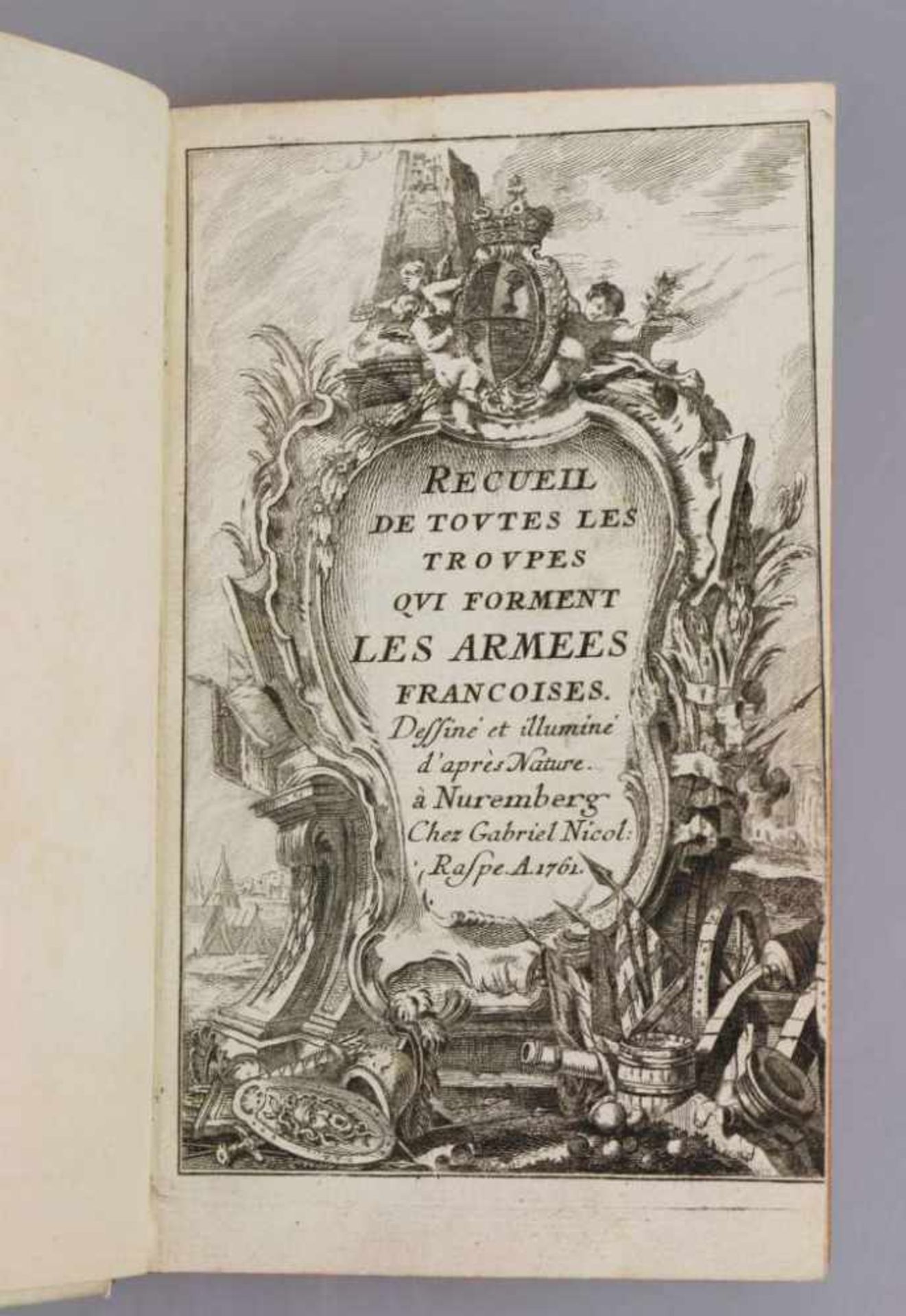 Recueil de toutes les troupes qui forment les armees françoises. Dessiné et [...]