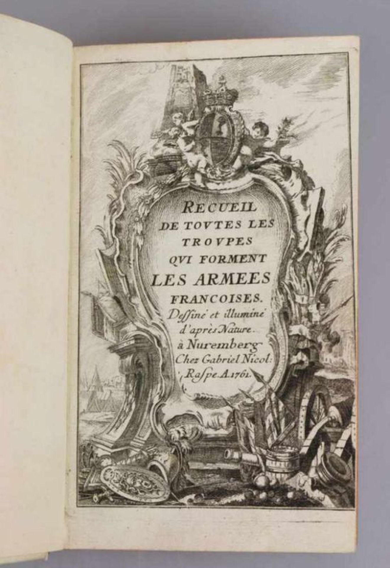 Recueil de toutes les troupes qui forment les armees françoises. Dessiné et [...] - Bild 4 aus 40