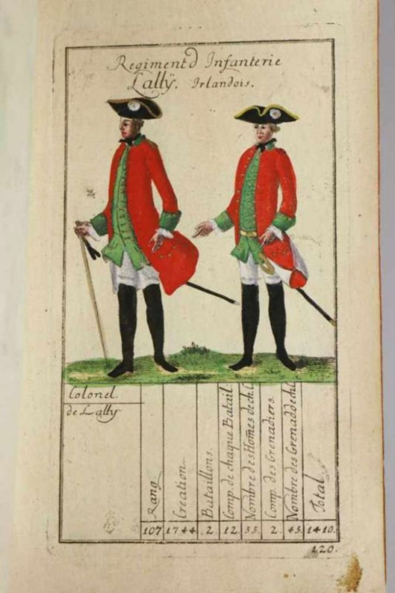 Recueil de toutes les troupes qui forment les armees françoises. Dessiné et [...] - Bild 27 aus 40