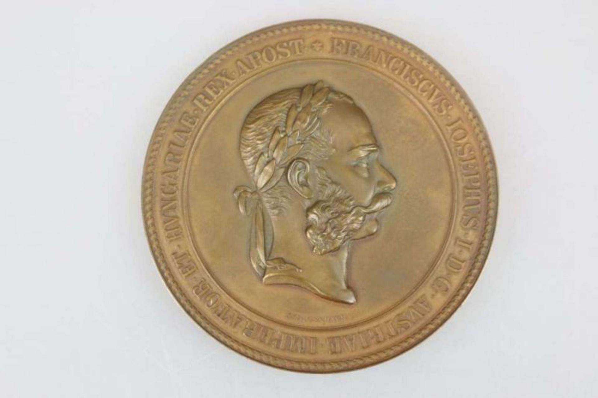 ÖSTERREICH - HABSBURG, Franz Joseph 1848-1916. Bronze-Medaille 1869, Entwurf: J. [...] - Bild 2 aus 4