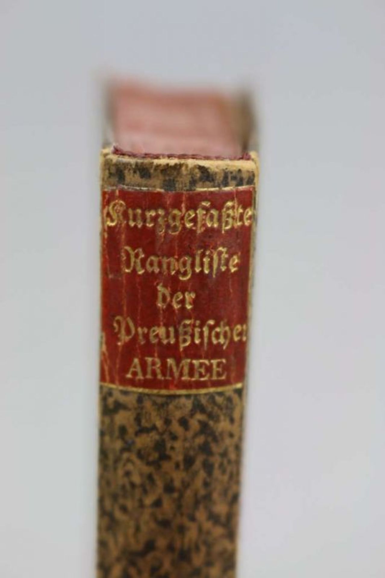 Kurzgefaßte Stamm-und Rangliste der koenigl. preuß. Armee für das Jahr 1790. - - Bild 4 aus 6