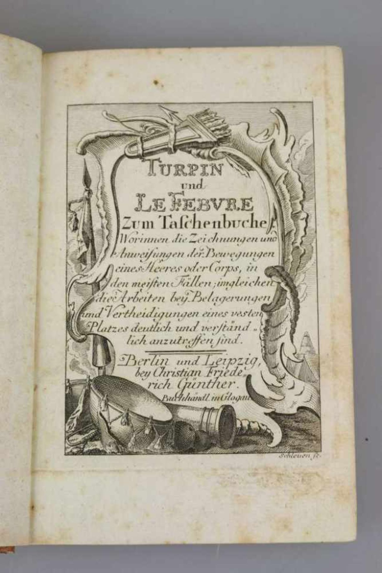 Turpin de Crissé, Lancelot; LeFebvre, Simon. Turpin und LeFebvre Zum Taschenbuche, [...]