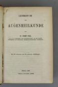 Pilz, Josef. Lehrbuch der Augenheilkunde. Pappeinband, Prag, Verlag von Karl André, [...]