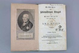 Archenholtz, J. W. von, Geschichte des siebenjährigen Krieges in Deutschland von [...]