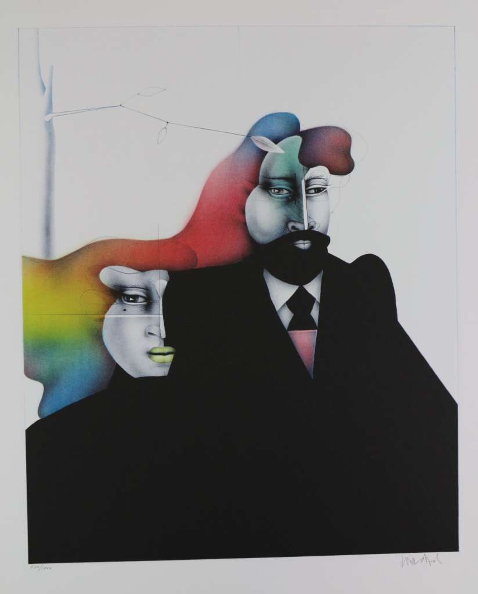 Paul Wunderlich, Lithographien IV, Edition Volker Huber Frankfurt 1983, drei Blatt [...] - Bild 6 aus 8