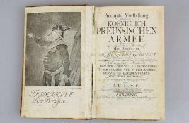 Accurate Vorstellung der sämtlichen Koeniglich Preussischen Armee. Worinnen zur [...]